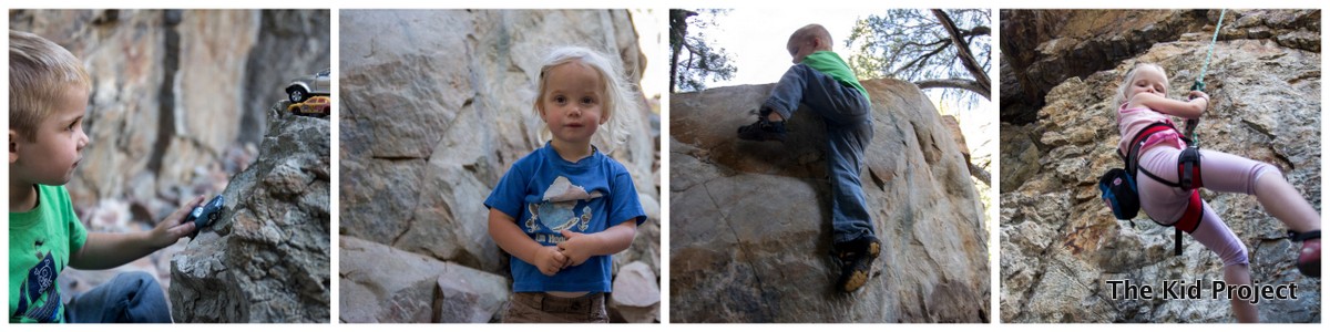 climbing with kids