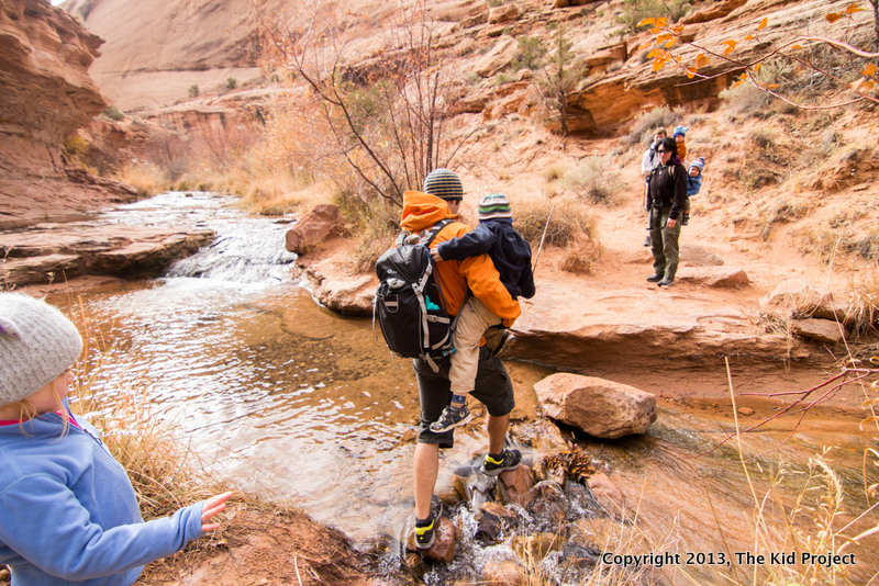 Negro Bill Hiking trail for families, Moab, UT