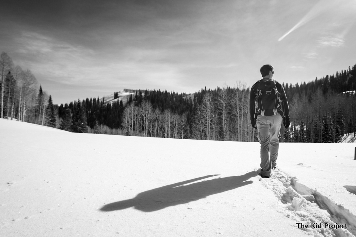 Tubbs snowshoes, Dog Lake, Wasatch Range UT