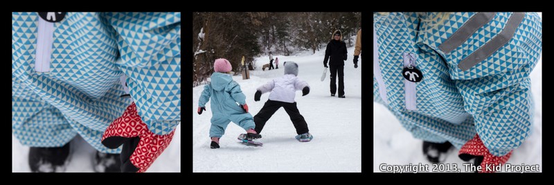 Ducksday snow suit features