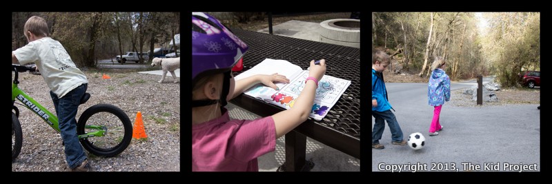 camping activities, Little Mill, AF Canyon