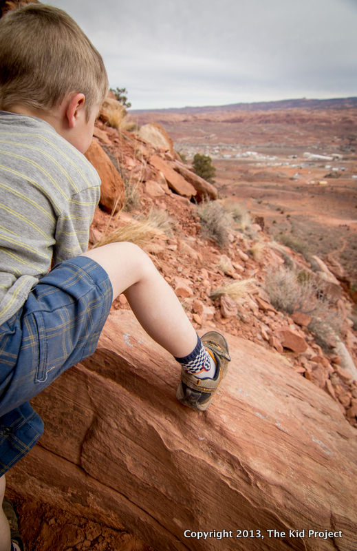 hiking, scrambling, kid's Hi-Tec, Moab 