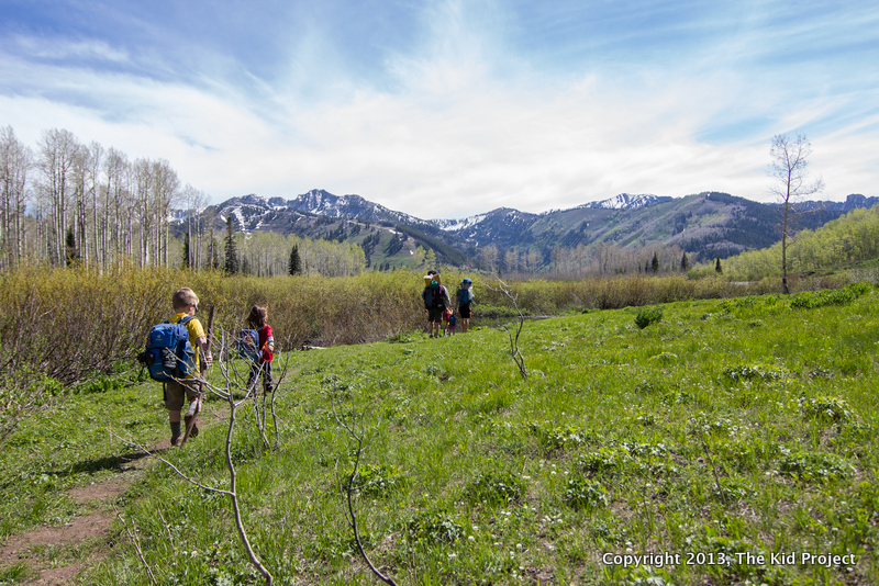 hiking shore of Willow Lake, UT