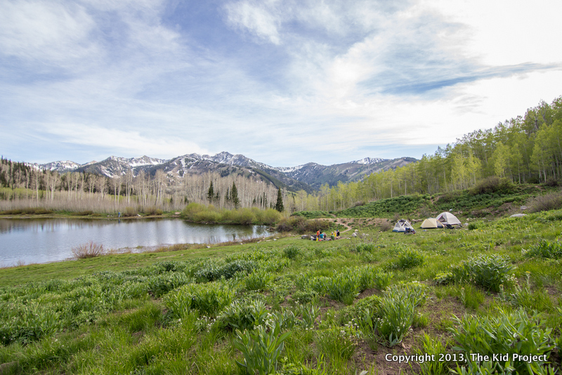 Willow Heights overlook of camp
