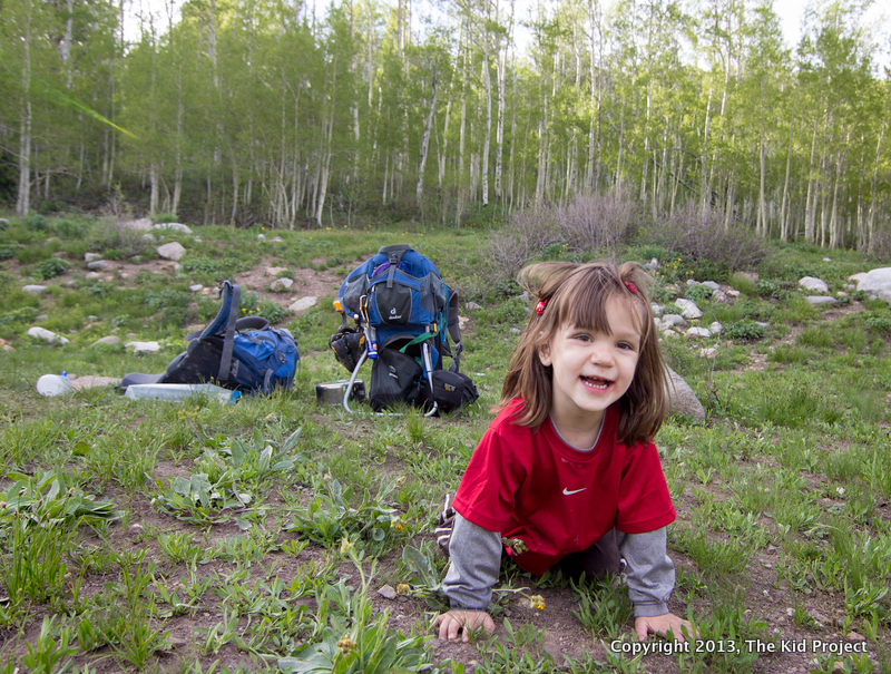 girl playing in dirt