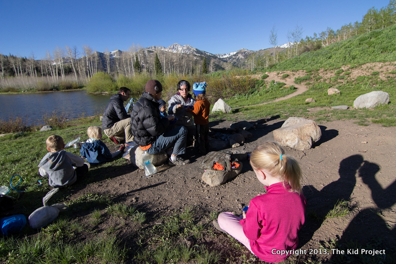 meal time around camp