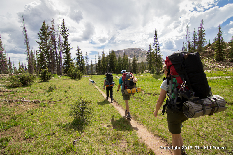trail heading for Twin Lakes