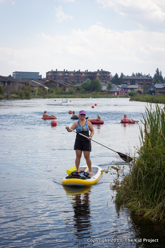 Hang Ten SUP on Deschutes River, OR