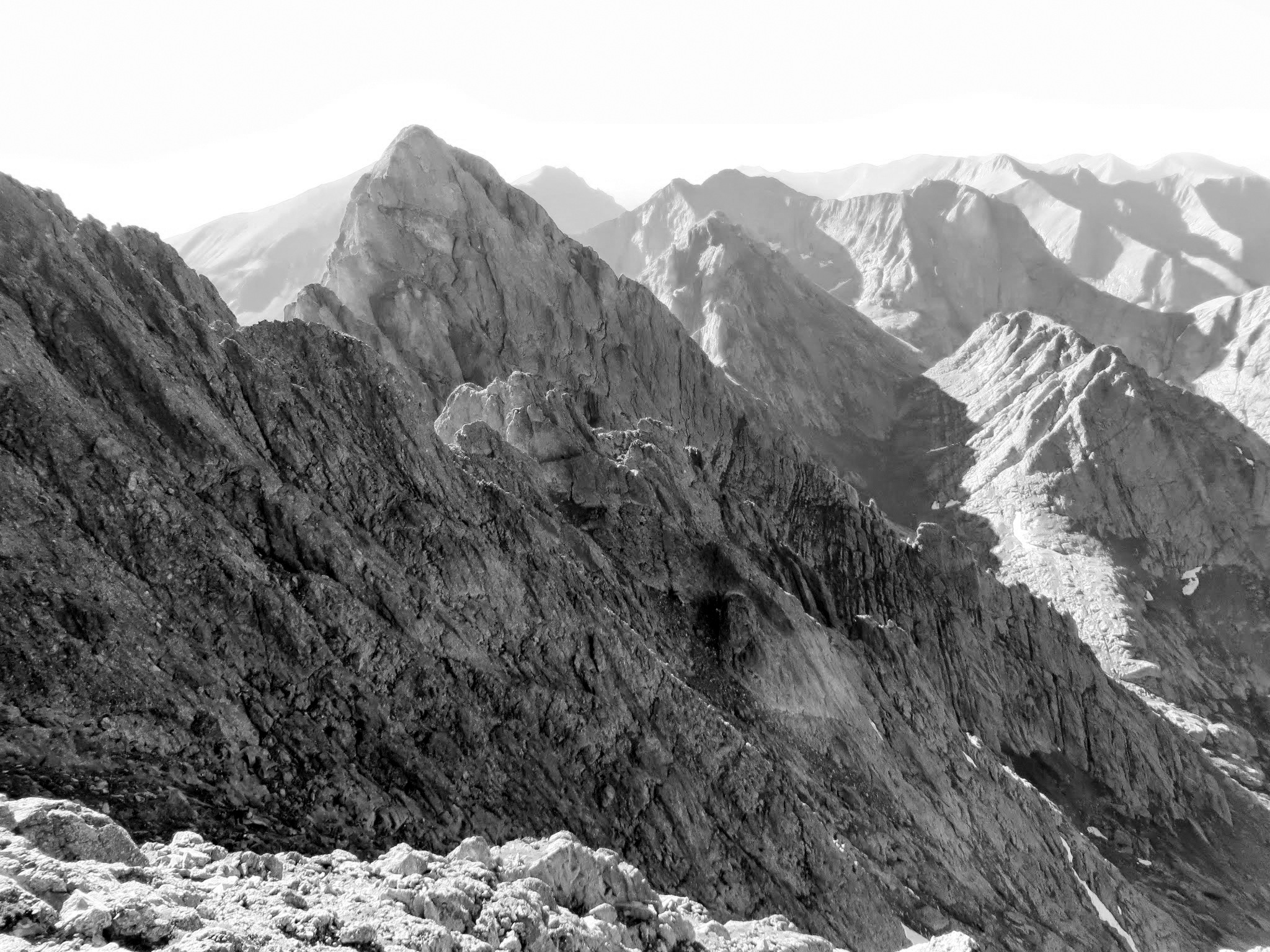 When the mountains throw your mortality in your face...