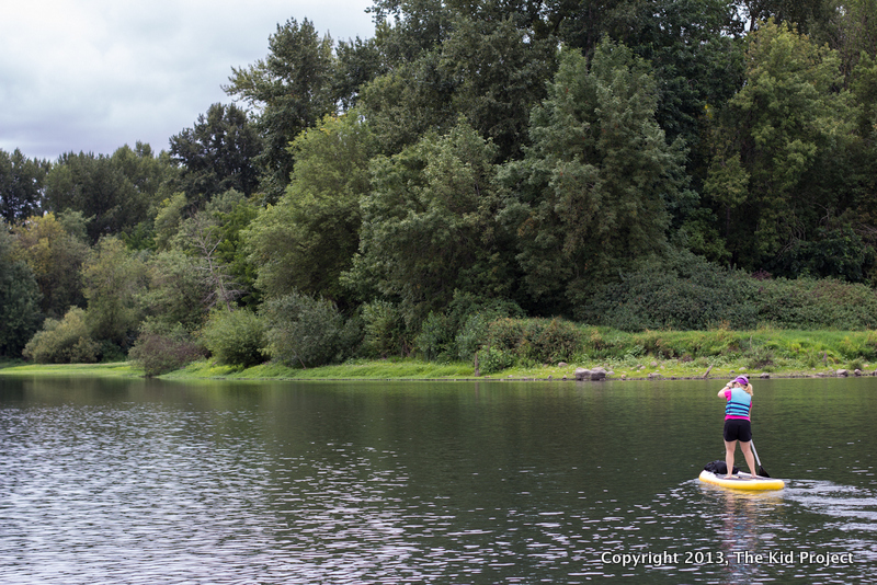 river SUP in Oregon