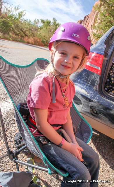 Joey Chair by TravelChair.com for climbing, camping, and family fun