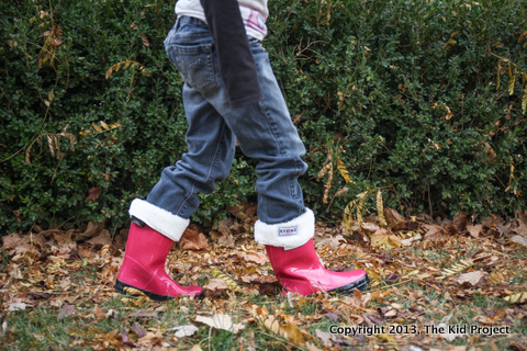 Stonz Rain Bootz with fleece liners