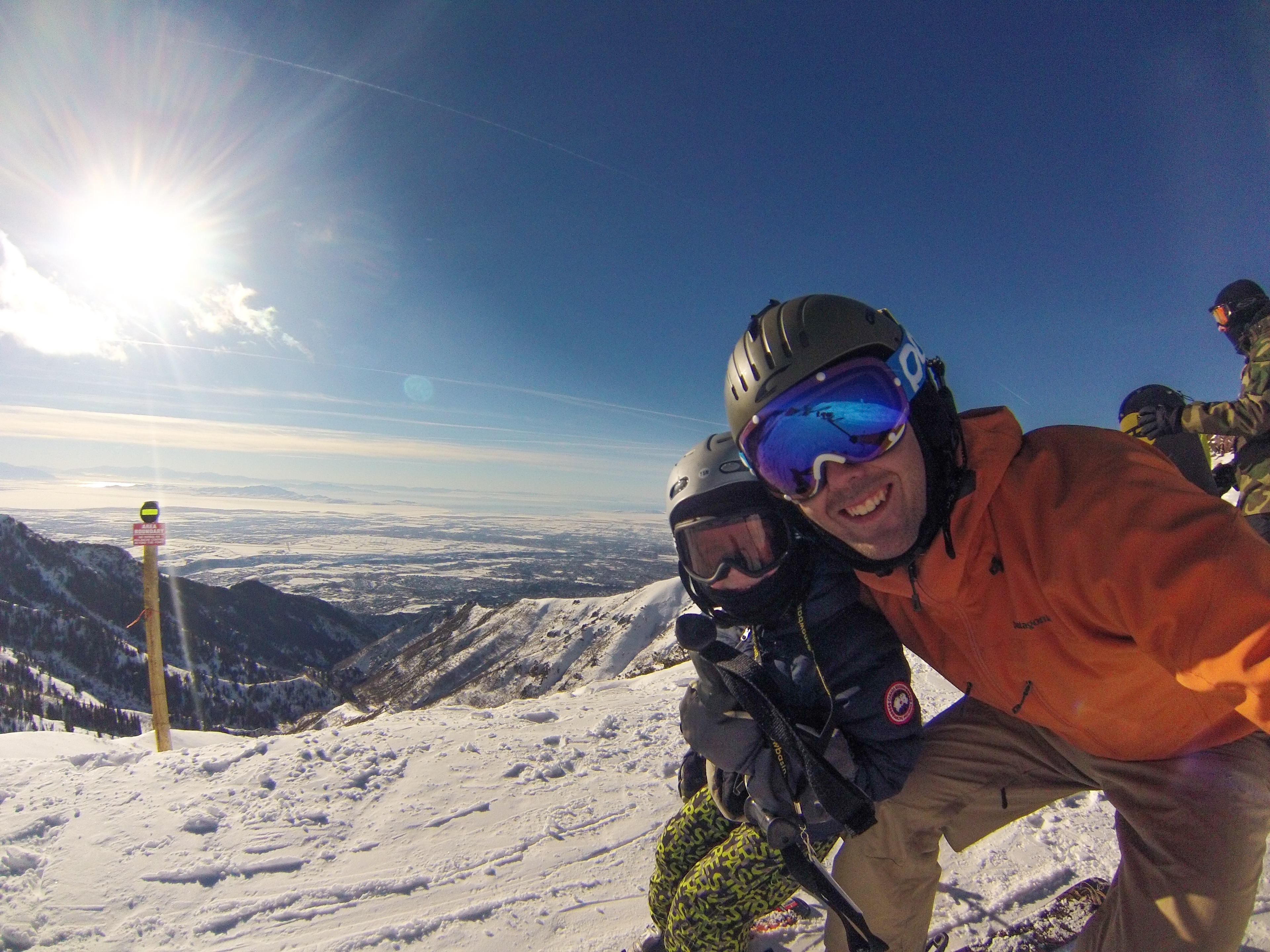 Five positions for teaching your young kids to ski...