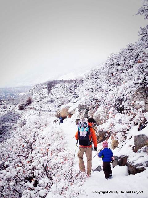 Looking over Salt Lake City from Bell Canyon, hiking