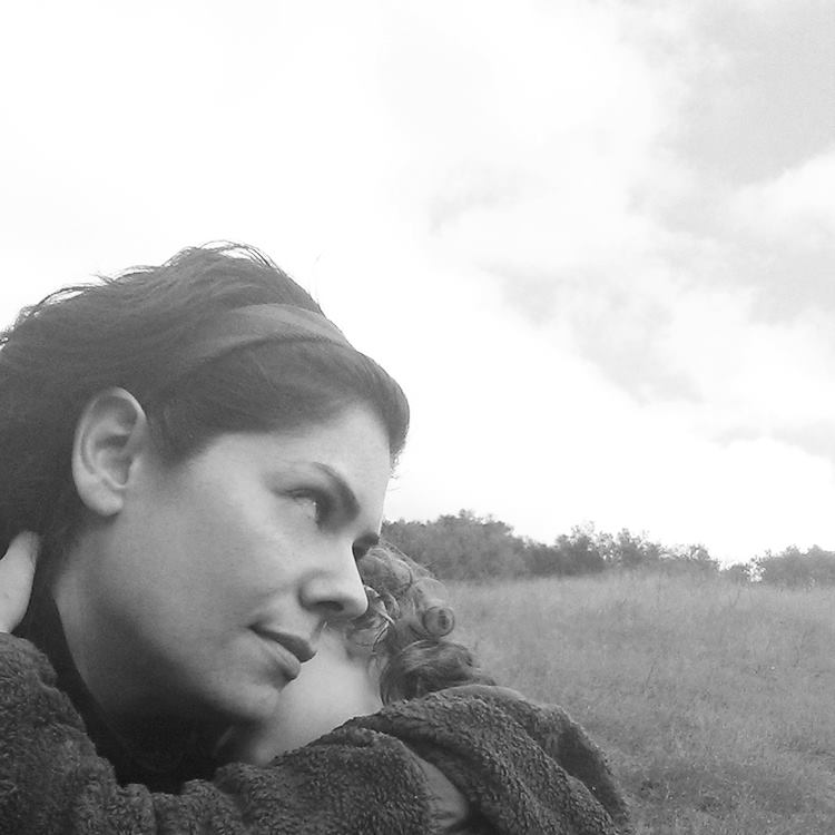 Jen on a hike with her daughter.