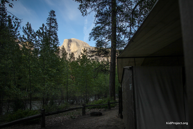 Half Dome from Housekeeping Camp, Yosemite
