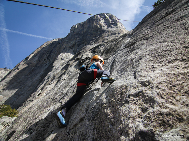Yosemite climbing good for kids