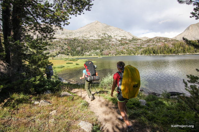 Backpacking at Big Sandy Lake, WY