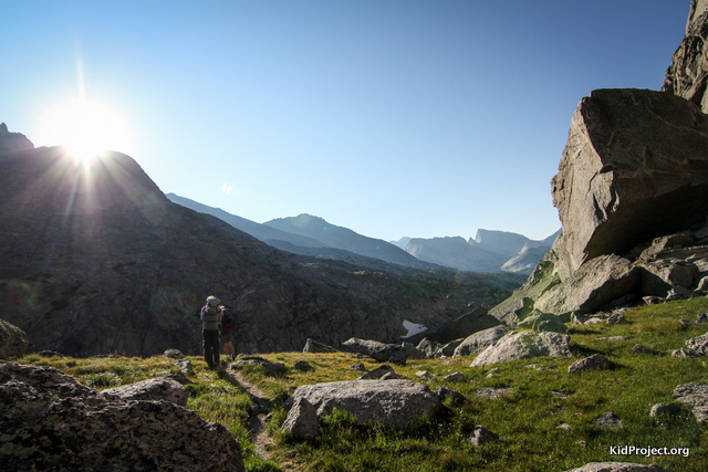 Looking out over the Wind River Range from Jackass Pass