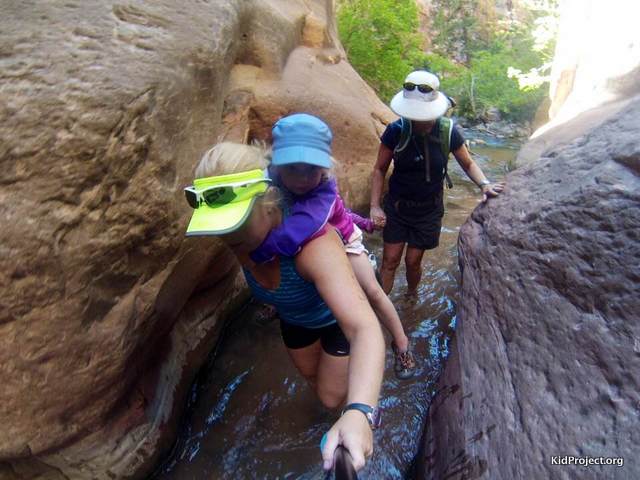 Slot Canyons with a toddler