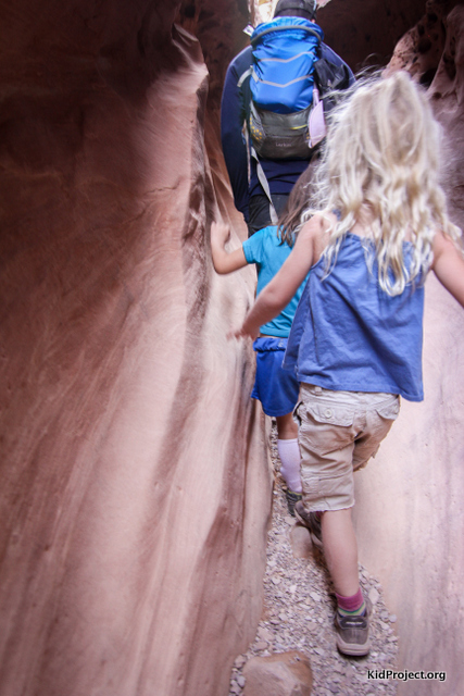 Hiking with kids in southern utah