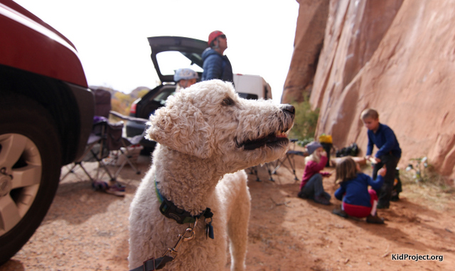 Kai at climbing moab