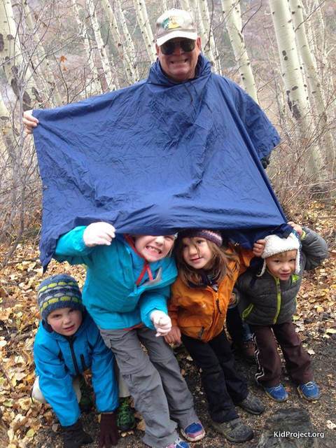 Rainy day hiking in the fall