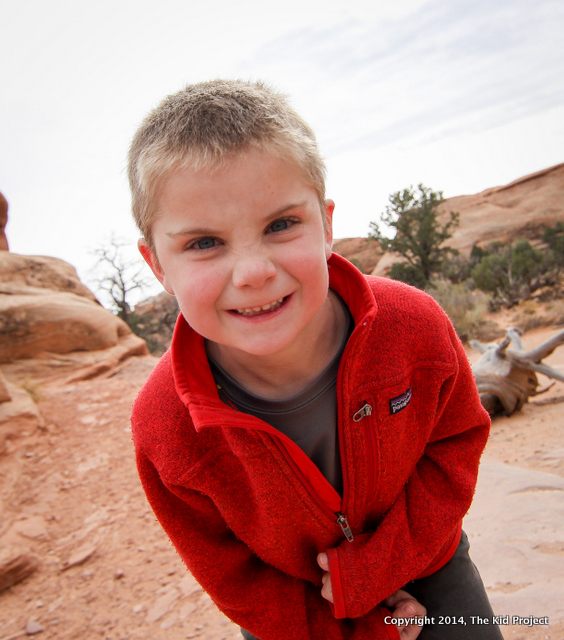 molding character of our kids, boy hiking