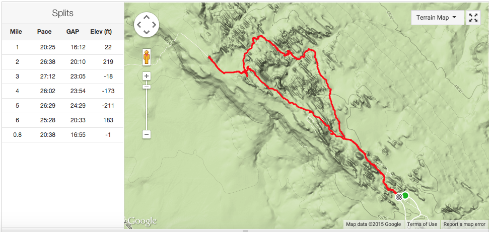 Black Angel, Double O Arch GPS Map