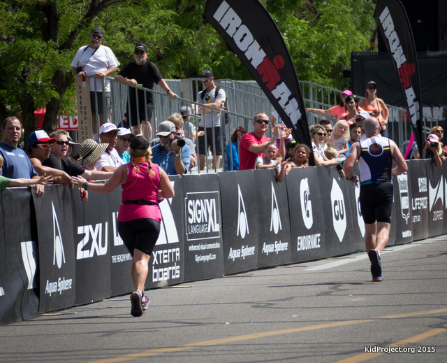 Finish line, St. George Ironman 70.3