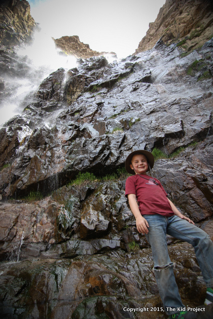 Waterfall Canyon falls hike withj kids