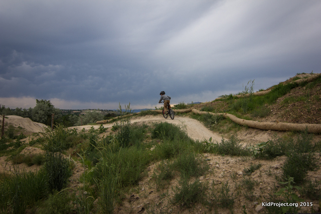 Biking with kids in corner canyon