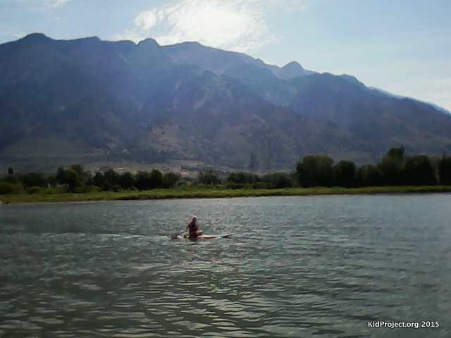 Vtech Action Cam - Paddleboarding in Utah