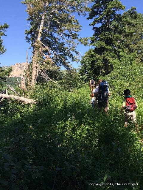 Hiking to Butler Pass, Utah