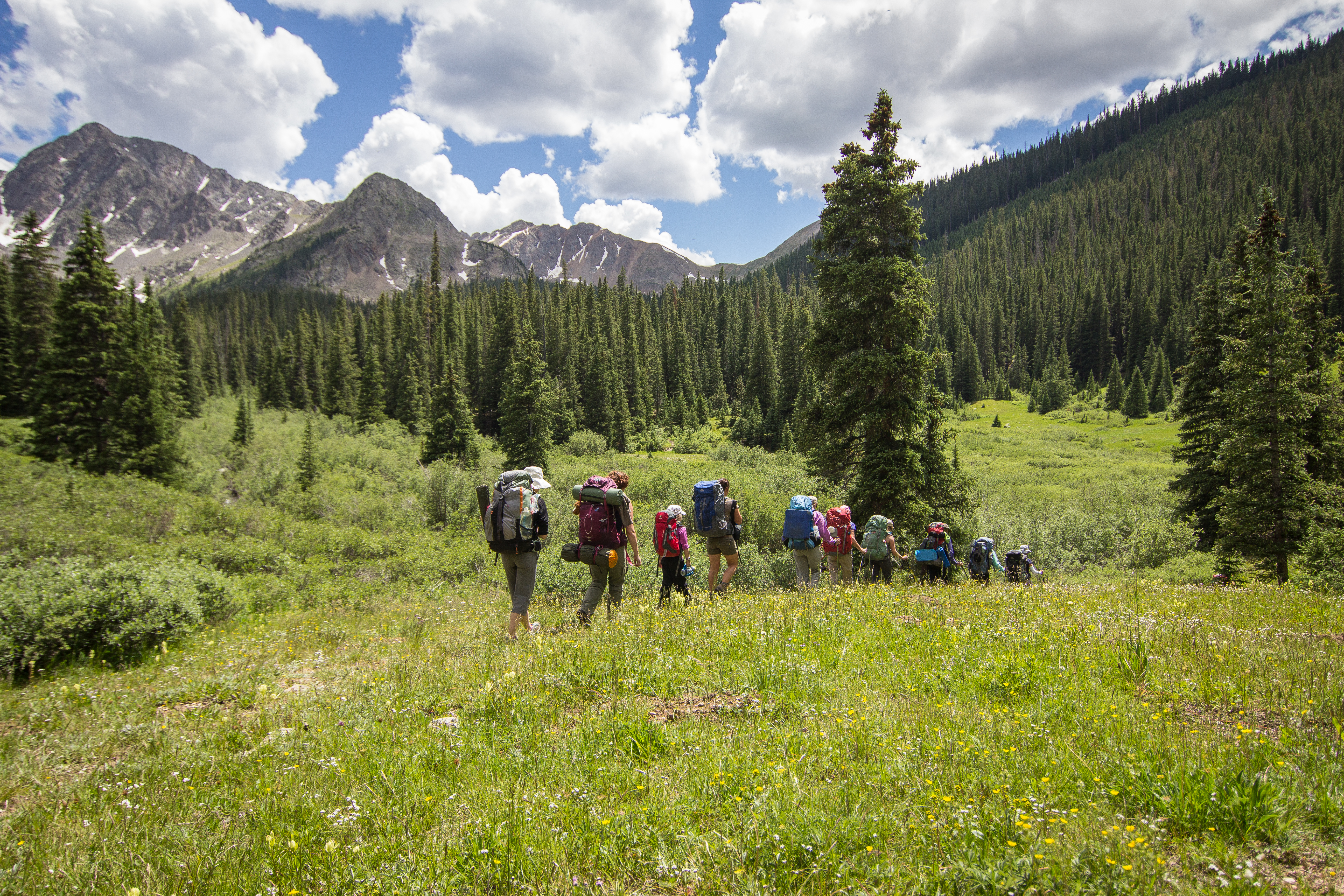 When three generations of women hit the trails together...