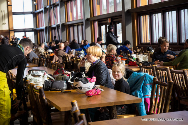 Dining mid-mountain at Park City One