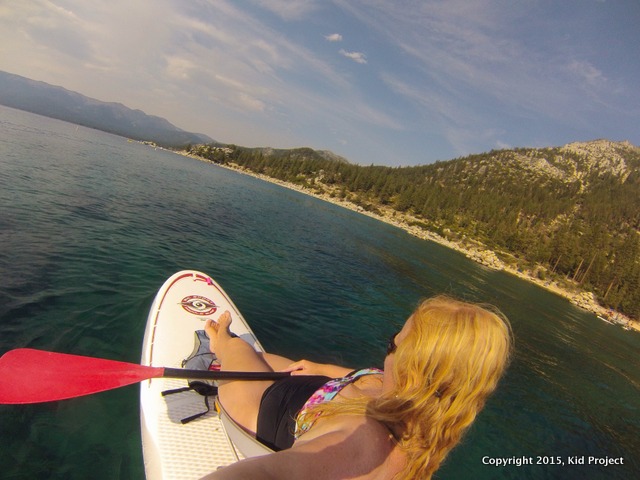 SUP relaxing, LAke Taheo