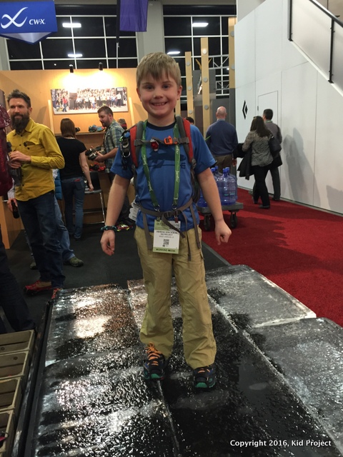 Kids wearing Kahtoola Nanospikes