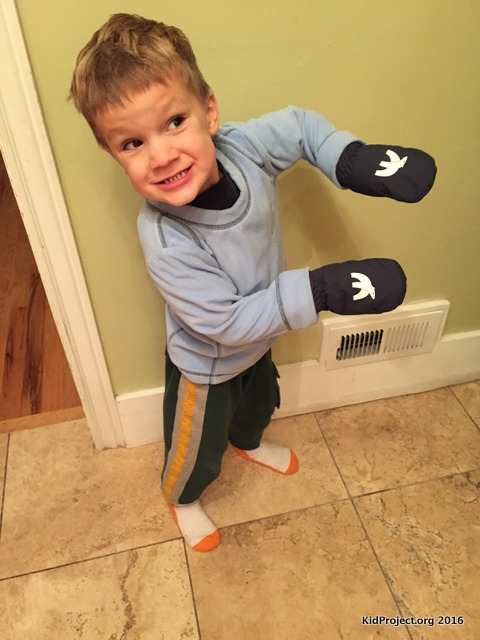 Cubbies sweatshirt, mitten combo