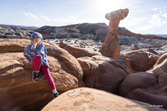 Rimrock Toadstool near Big Water, UT