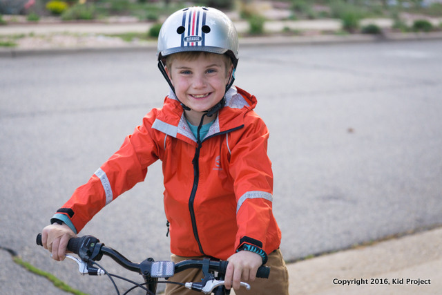 Showers Pass rain jacket for kids