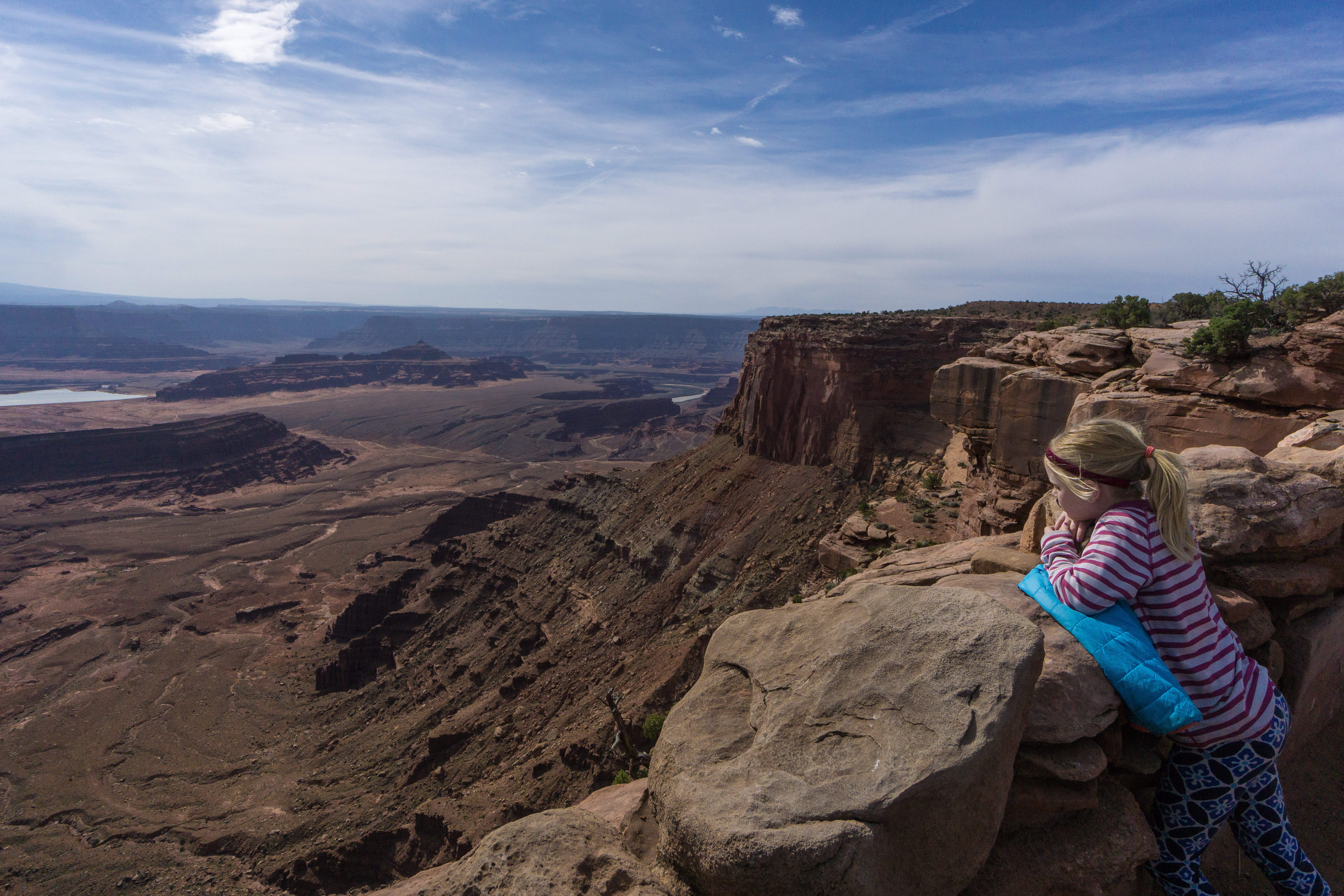 Camping and hiking at Dead Horse Point State Park, Utah