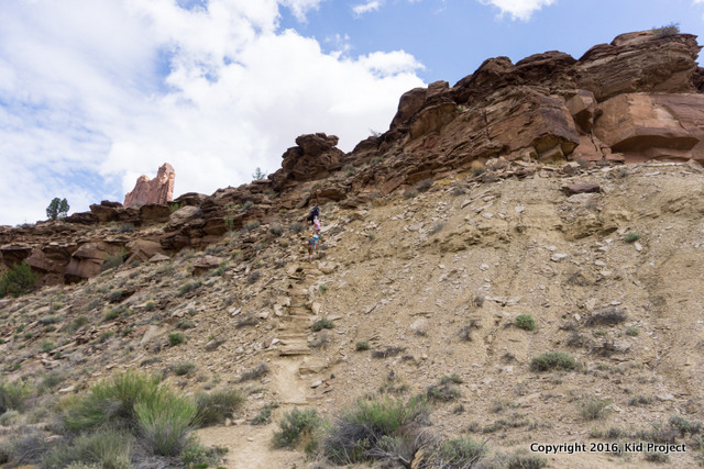 Syncline loop stairs