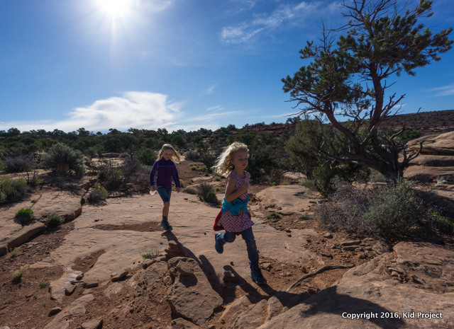 hiking with kids