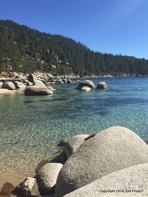 Chimney beach Lake Tahoe