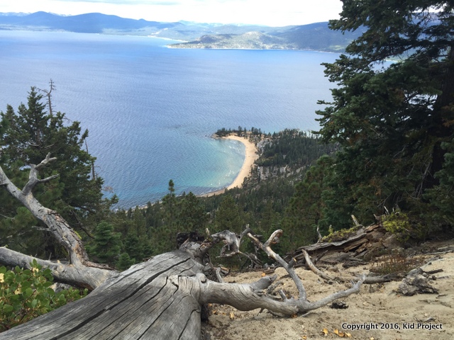 Paddling at Sand Harbor State Park on Lake Tahoe