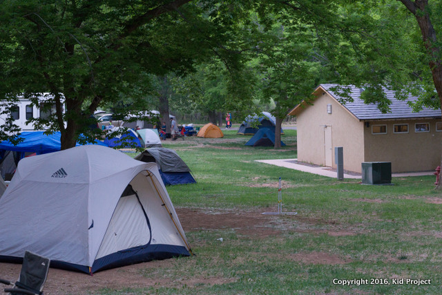 camping with kids in Capitol reef