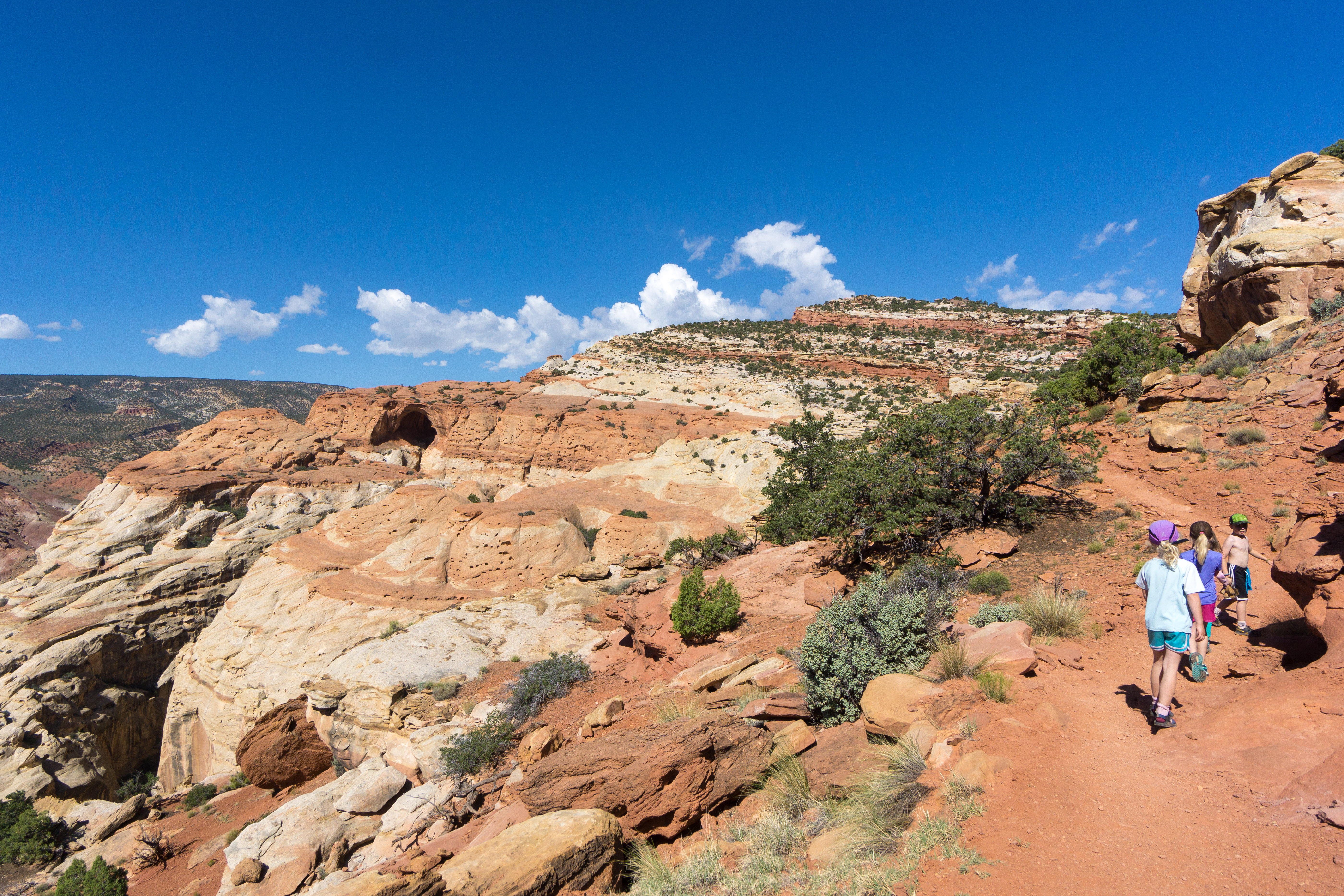 Hiking Cassidy Arch and Grand Wash [Capitol Reef Family Edition]