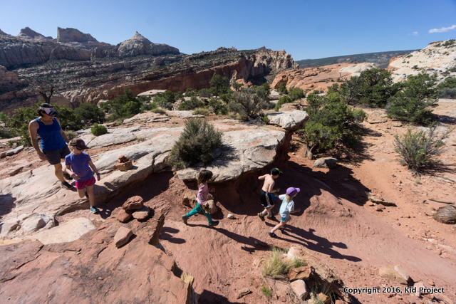 Hiking in Capitol Reef