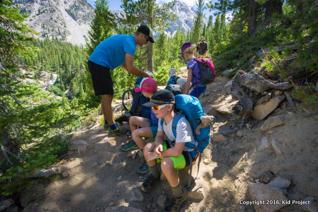 A trail break and rest
